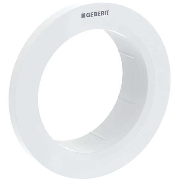 Geberit Typ 01 Rosette für Fernbetätigung rund, Möbeldrücker, weiß