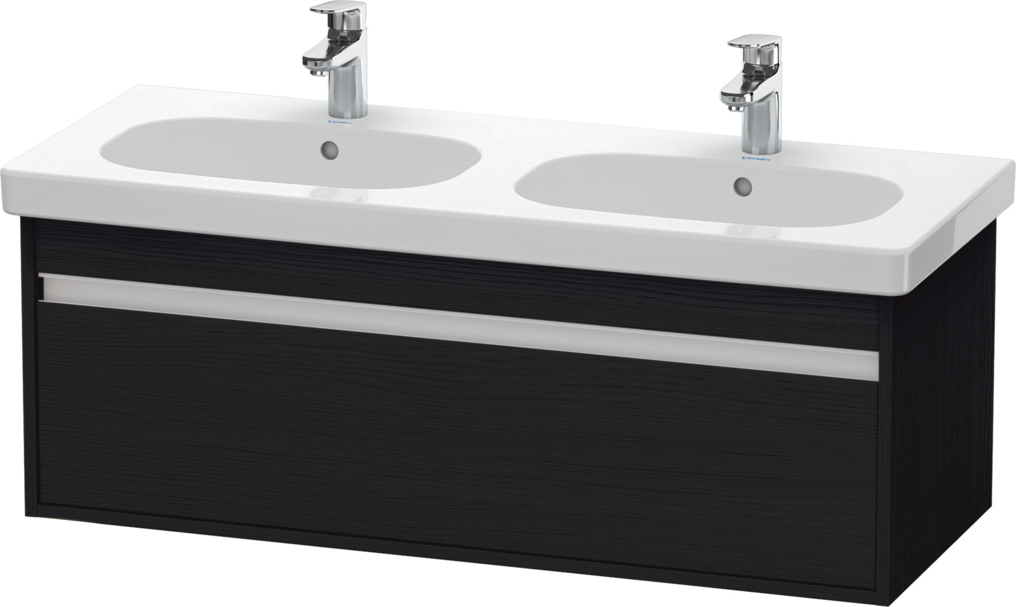 Duravit WTU wandhängend Ketho 455x1150x410mm 1 Auszug, für 034812, Eiche Schwarz