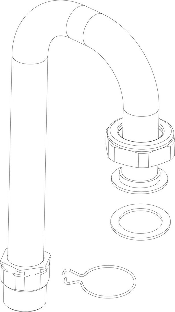 BOSCH Ersatzteil TTNR: 87186455310 Rohr Pumpe