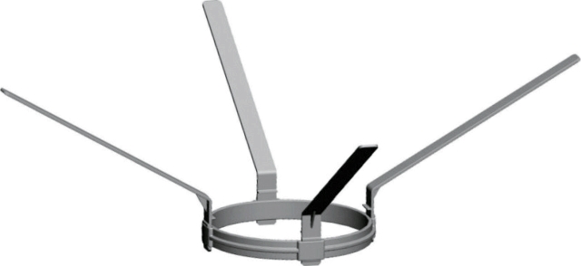 Wolf Abstandhalter DN125 6 Stück, aus PP