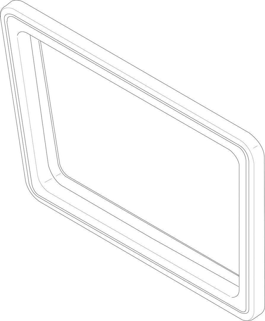 BOSCH Ersatzteil TTNR: 8738804657 Dichtung Serv.deckel Wanne CLA-1 everp