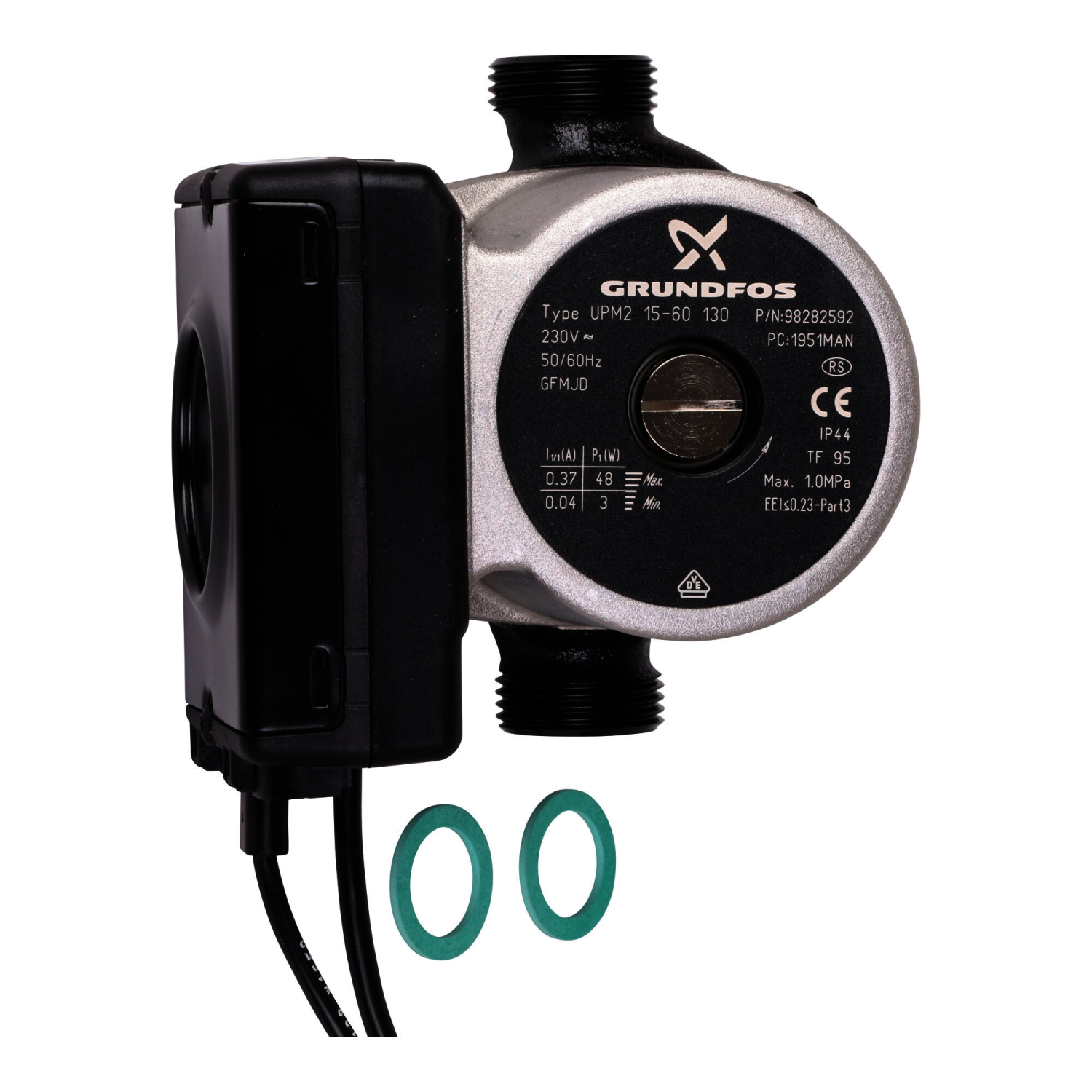 MHG Umwälzpumpe UPM2 15-60, 130x1", kpl., für ProCon GWB 15, 25