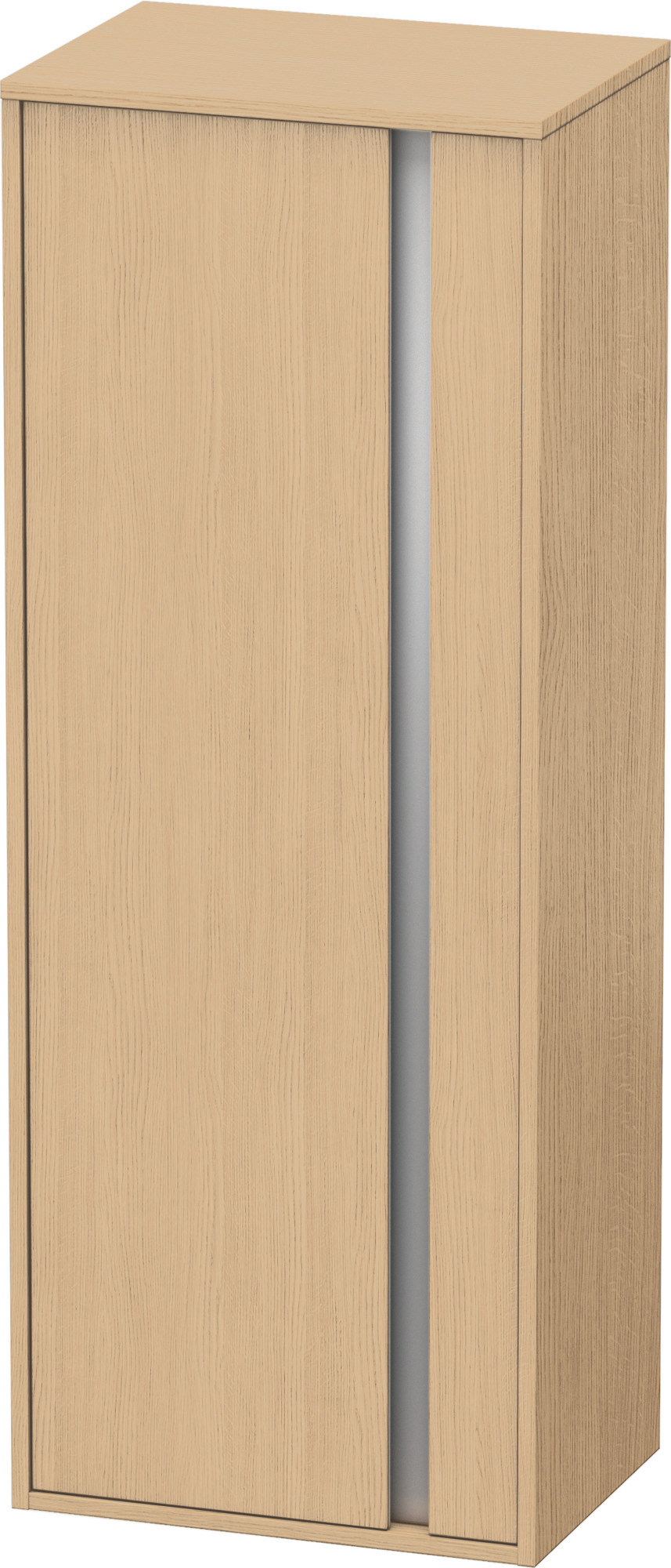 Duravit Hochschrank Ketho 360x500x1320mm 1 Tür, TA links, Eiche Natur