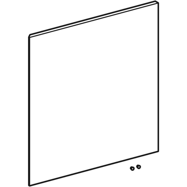 Geberit Tür f. Hängeschrank quadr., 45x46cm sand-grau hochglänzend