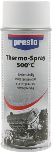 Thermo-Lackspray Profi 500GradC weiß 400 ml Spraydose PRESTO Thermo-Lackspray Profi 500GradC weiß 400 ml Spraydose PRESTO