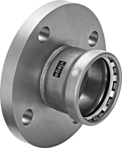 Viega Flansch mit SC Megapress 4259.1XL in 21/2 Zoll Stahl Zn-Ni besch.