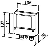 Helios EDR elektr. Druckregler f. EC- u. AC-Ventilat. mit FU 24V/0-10V