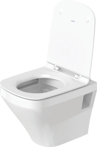 DU WC-Sitz DuraStyle ohne SoftClose Scharniere edelstahl, weiß