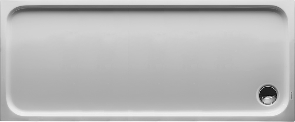 DU D-Code Duschwanne, Rechteckig, 1700x700x85 mm, Weiß, Sanitäracryl
