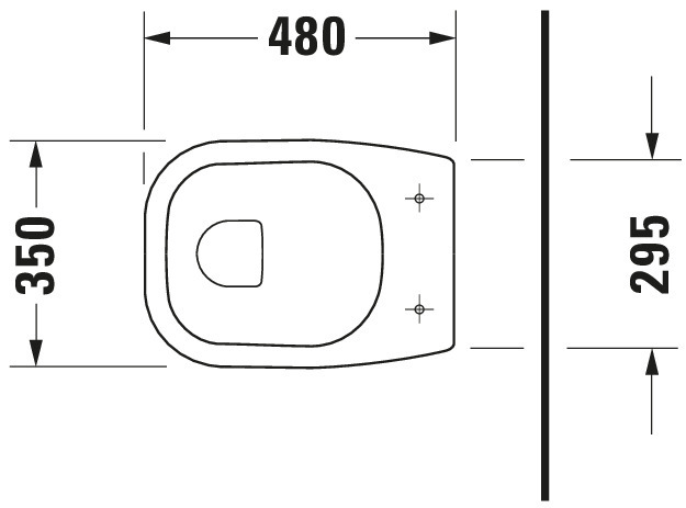 DU Stand-WC D-Code 480 mm Flachspüler,Abgang waagrecht,weiß,HYG