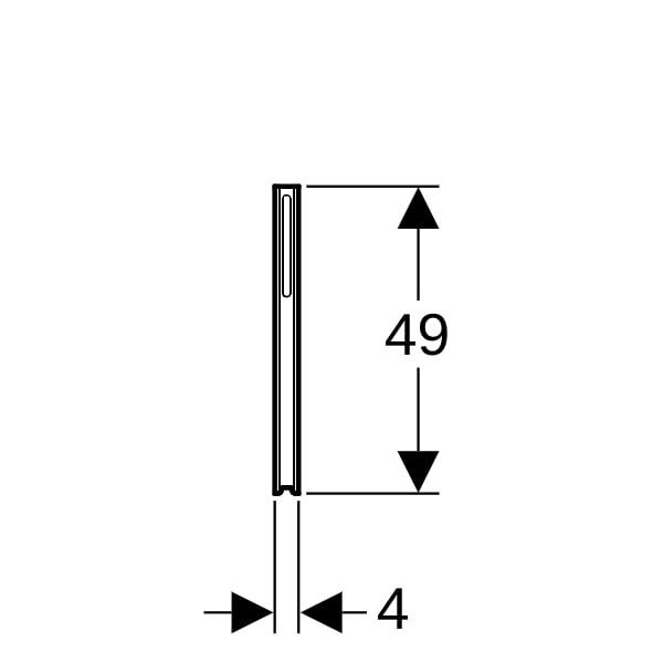 Geberit Fu?st?tzen 457.888.26 (2 St?ck)