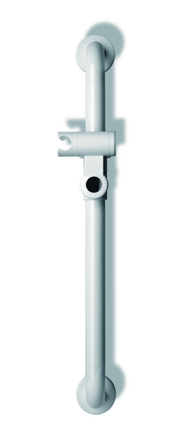 HEWI Brausehalterstange Ser 477, AM:600mm, BA1.1 reinweiß