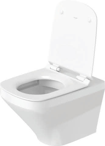 DU WC-Sitz DuraStyle mit SoftClose Scharniere edelstahl, weiß