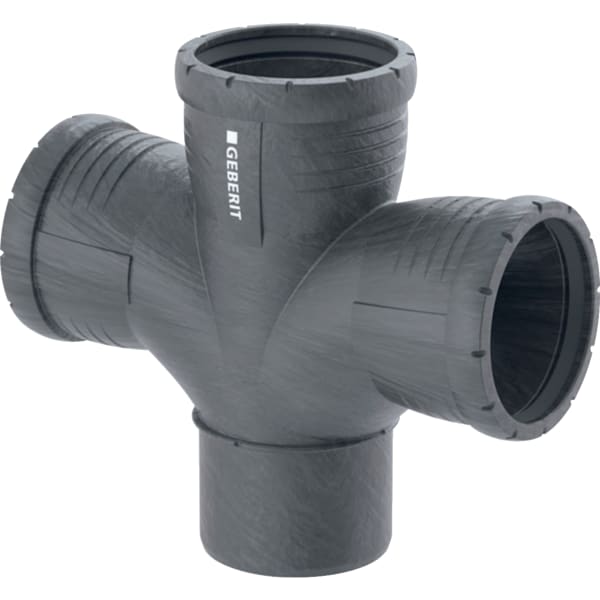 Geberit Silent-Pro Bogenabzweig 2-fach 87,5Gr d125/110