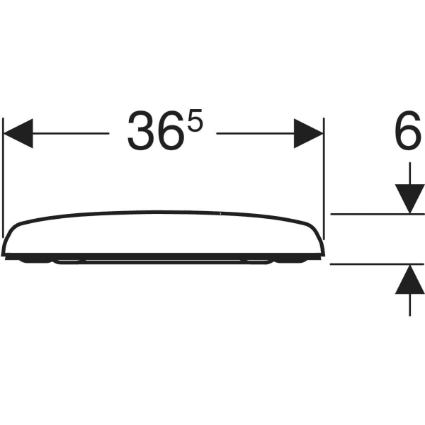 Geberit Renova WC-Sitz, Befestigung von oben mit Absenkautomatik, Quick Release, weiß