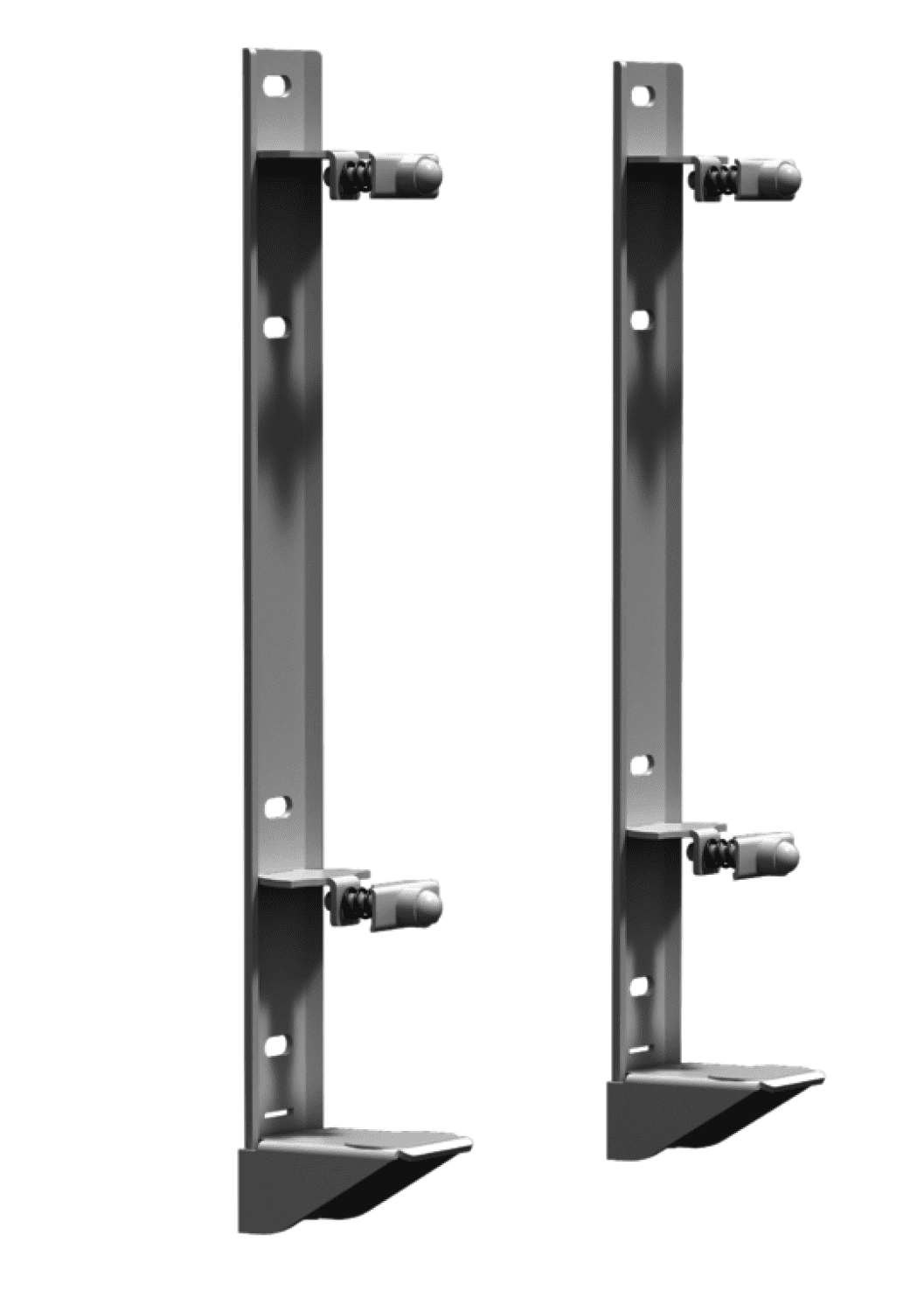 ZE Zubehör HDC55, für Charleston H 520 bis 700 mm, 3 Stück, RAL 9016