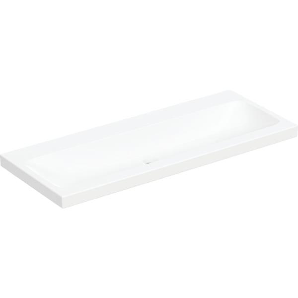Geberit iCon Light Waschtisch 120x48cm ohne Hahnloch, ohne Ül., weiß, KeraTect