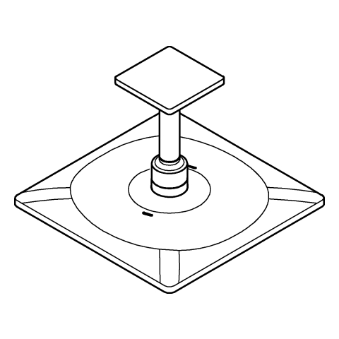 GROHE Kopfbrauseset Rainshower 310 SmartActive Cube 26481 DA cool sunrise