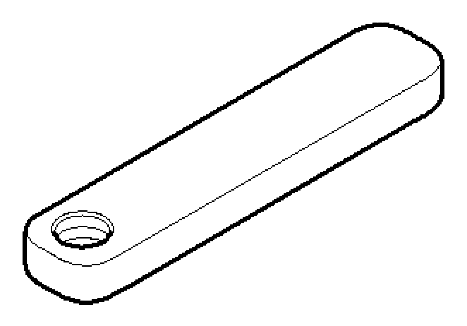 DO Zugknopf ERSATZTEILE 092096007 9,5 x 47,5 x 5 mm Chrom