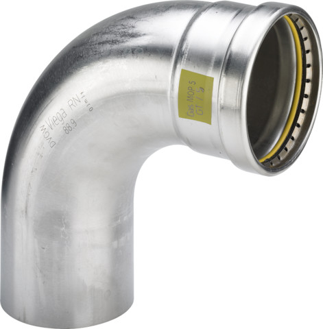 Viega Bogen Sanpress Inox G XL 0216.1XL in 64,0mm Edelstahl