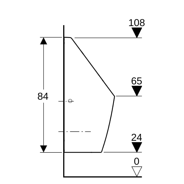 Geberit Tamina Urinal, wasserlos weiß
