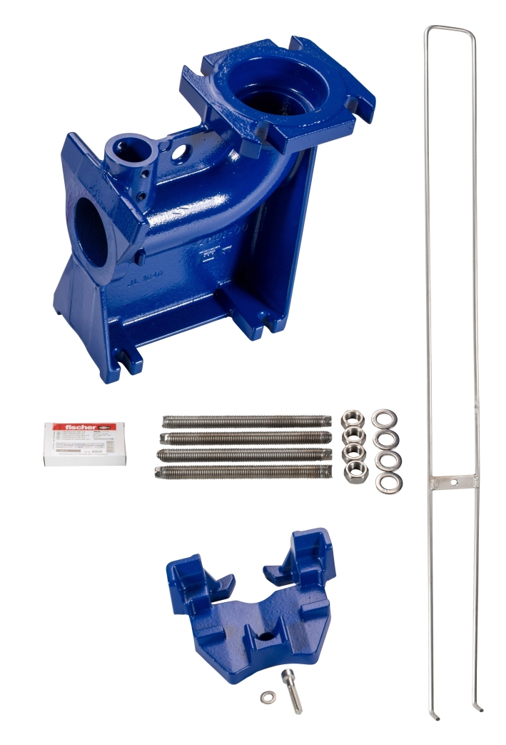 KSB Stationäres Aufstellset, Bügelausf. DN65, Einbautiefe 1,5 m