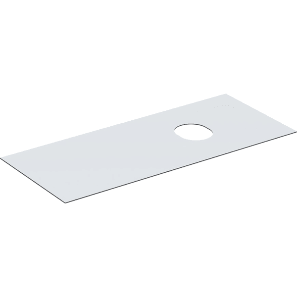 Geberit VariForm Abdeckplatte für US f. AS-WT mit 2 und 3 Schubl. B=120cm, weiß