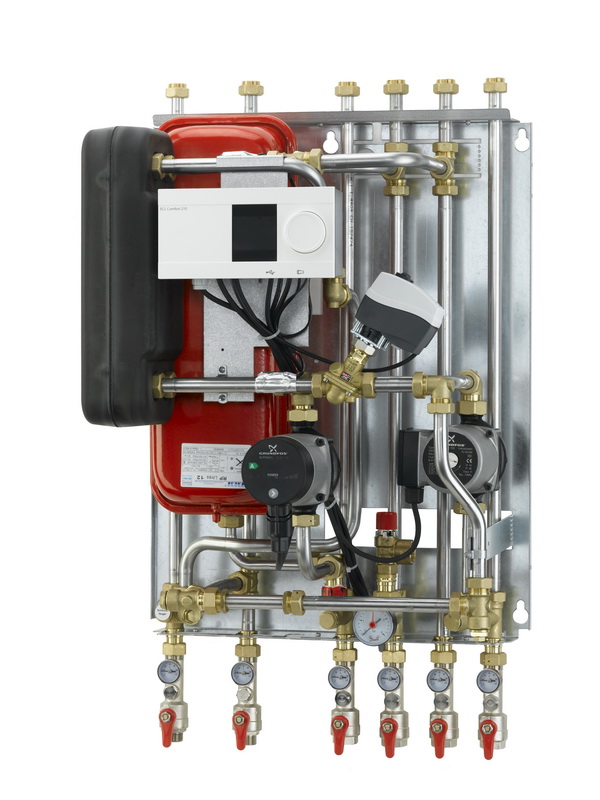 Danfoss Hausstation VX Solo II HWS, 2 HE:30kW, ECL310/A337