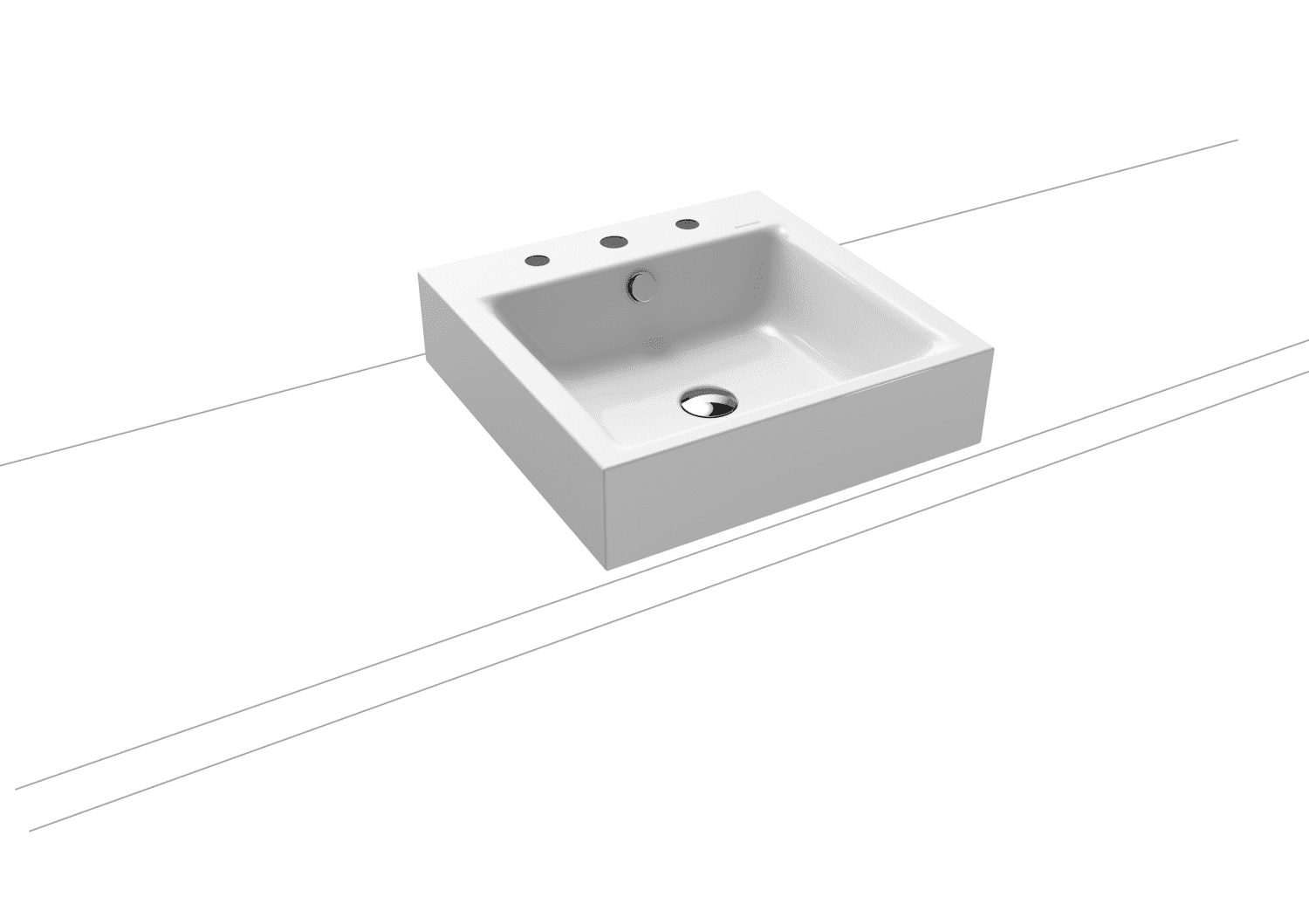 KA WB PURO Mod.3156,460x460mm,alpwe,PEFF ,AD,m. 3HL,mÜL,chr
