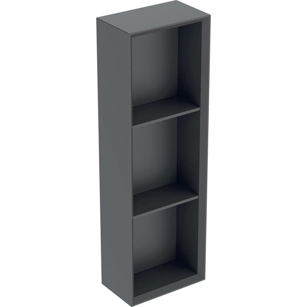 Geberit Regal rechteckig 22,5x70x13,2cm, lava matt