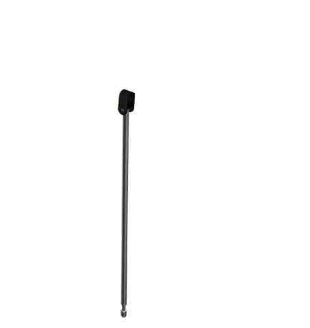 HEWI Bodenstütze f.SK-Griffe 950.50., L:563mm, Edst., Anb. farbig reinweiß