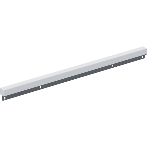 Geberit Lichtleiste ob. f. Option Plus, eckig Lichtspiegel B:40cm, schwarz-matt / alu.