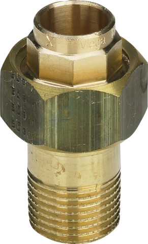 Viega Rohrverschraubung 94341G konischdichtend in 18mm x R1/2 Rotguss