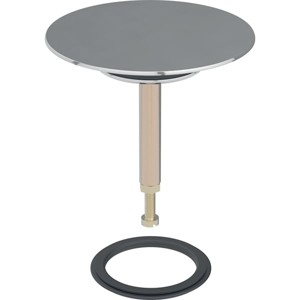 Geberit Ventilstopfen d72/35x5,5 für BW Ablauf, chrg