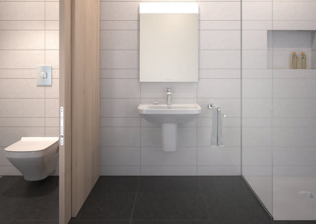 DU WC-Sitz DuraStyle mit SoftClose Scharniere edelstahl, weiß