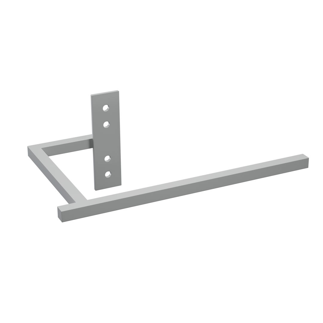 Kermi Handtuchbügel kurz S600 Abmessungen: 240 mm, Strukturweiß
