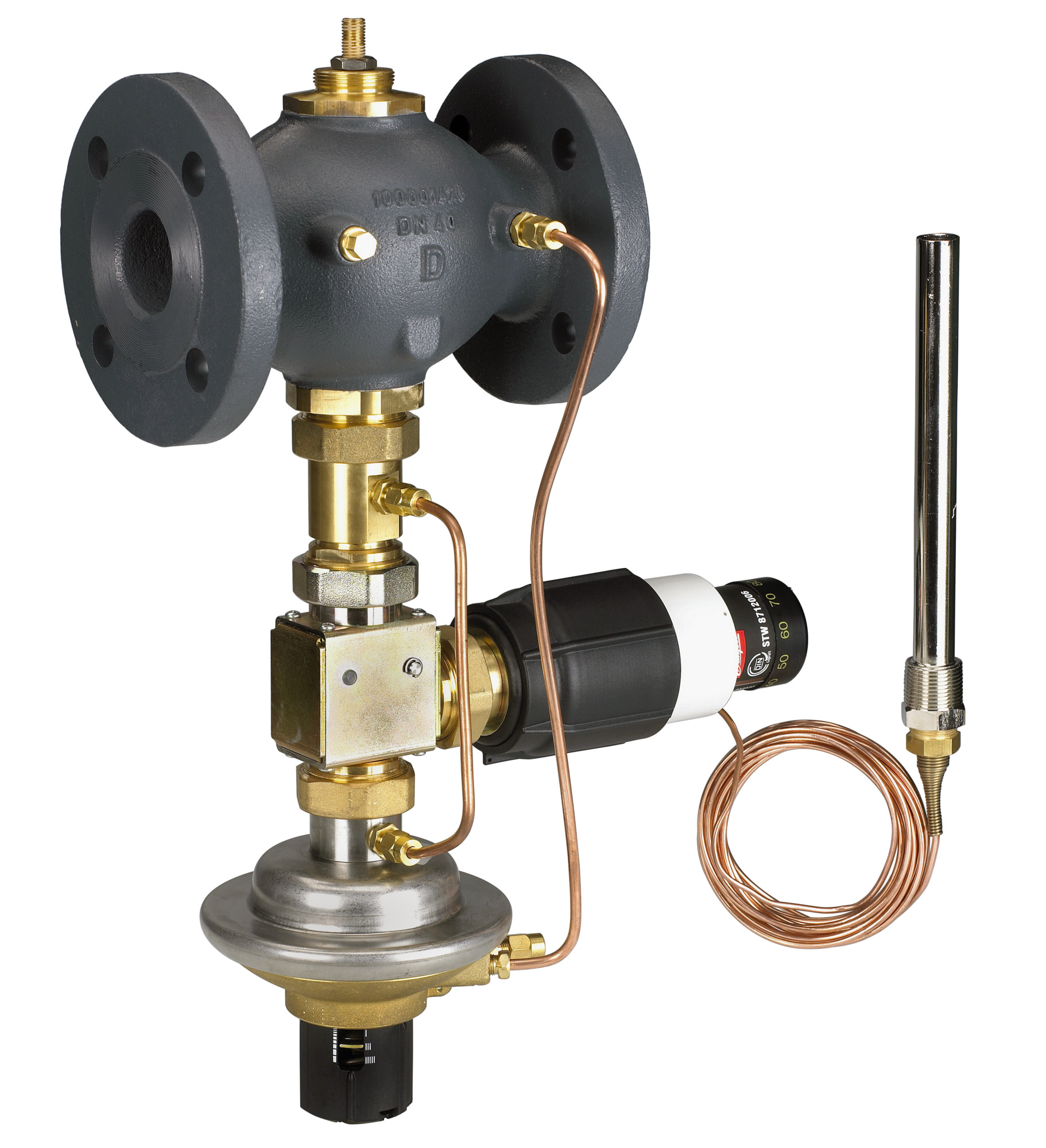 Danfoss Diff.Druck.+ V,stromreg.AVPQT Kvs 206, 0,2/0,2 - 1,0 bar, Flansch