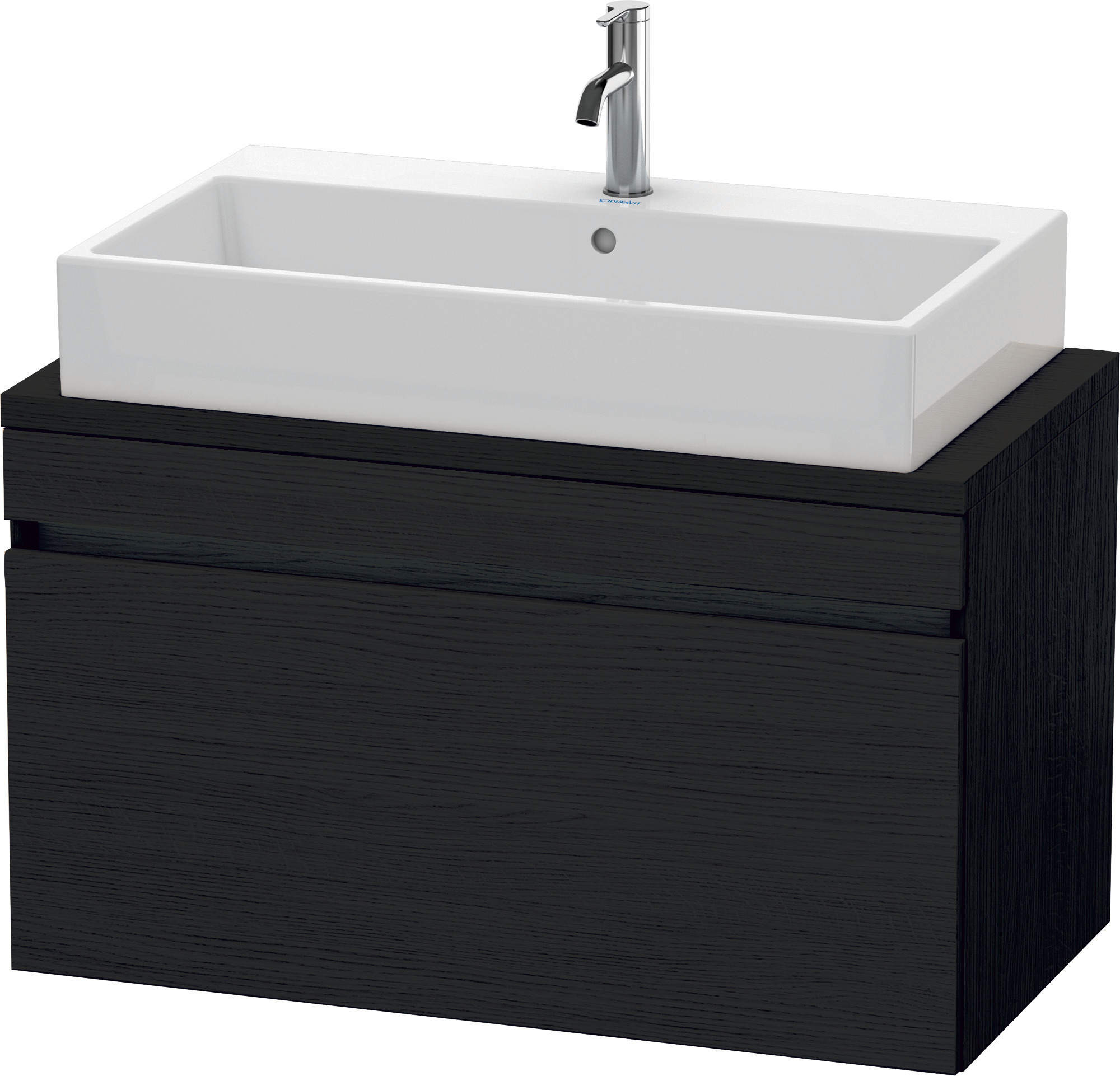 Duravit WTU DuraStyle f. Konsole 512x900x478 1 Auszug, Eiche Schwarz