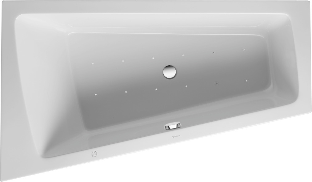 DU Whirlwanne Paiova 1700x1000mm, weiß Einbauversion,Ecke li.Air-System