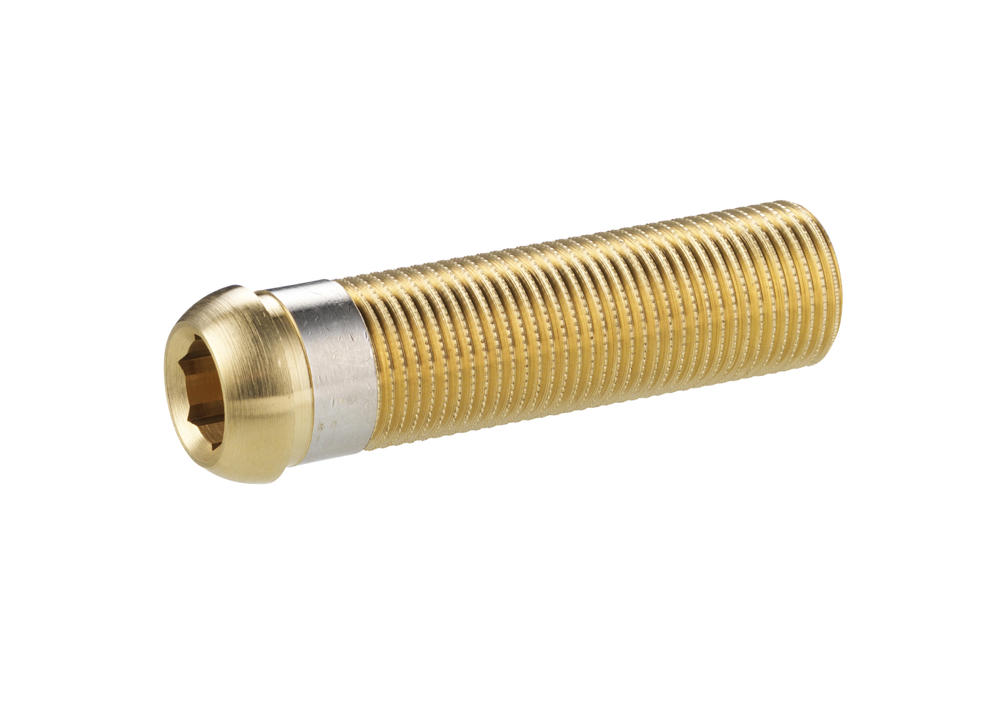 Danfoss Nippel lang f.RA,RAV(L),RLV,AVDO R 3/8 gekürzt 65 mm, Gesamtlänge 84 mm