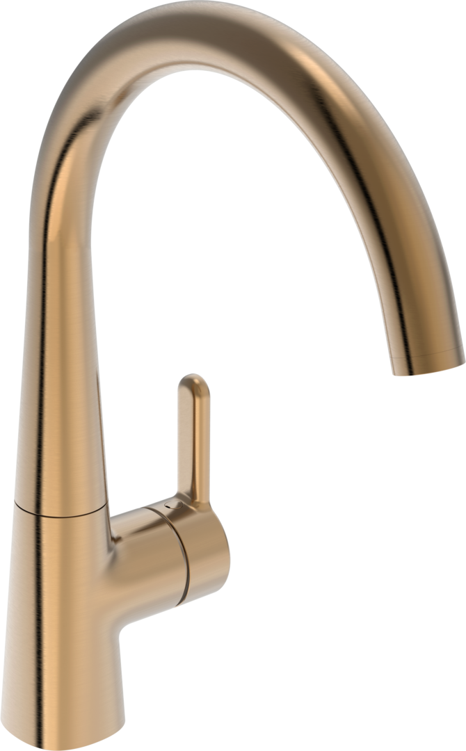 Hansa Küchenarm. HANSADESIGNO Style 5101 Brushed bronze