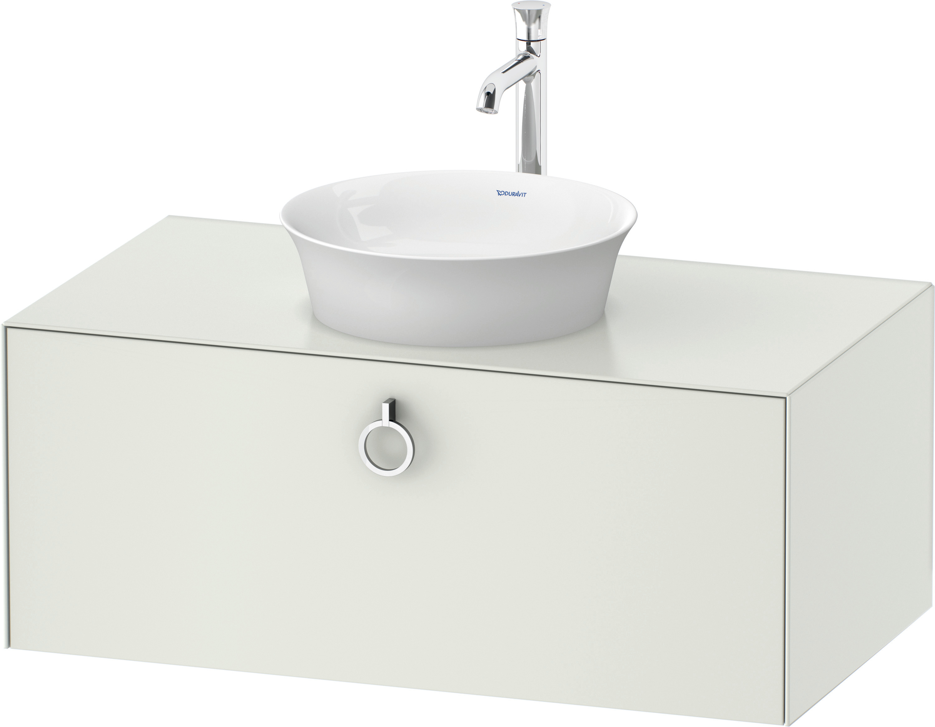 Duravit WTU wandh. White Tulip,1 Ausz.,mit Griff,408x1000x550,Weiß sdm. ohne ES