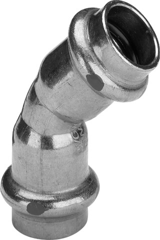 Viega Bogen 45 Grad mit SC Profipress 2426 in 28mm Kupfer