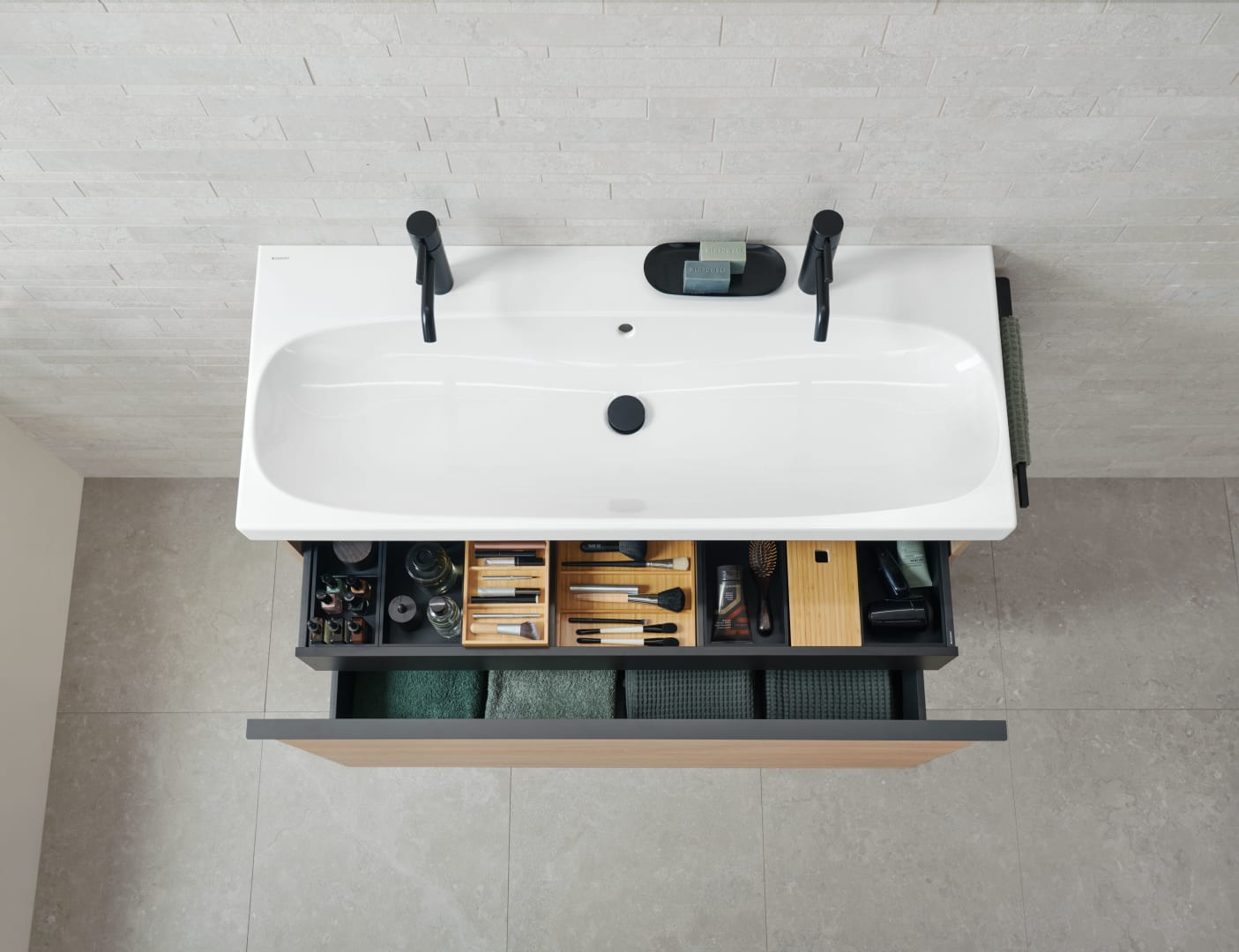 Geberit Acanto Waschtisch 120x48cm einfache Bef., 2 Hl., m. Ül., weiß
