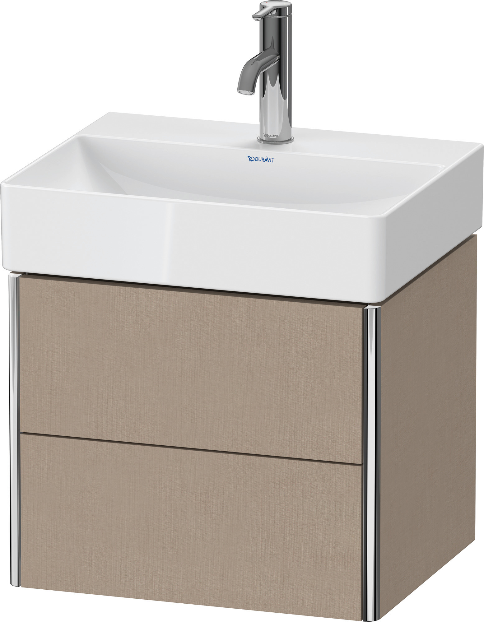 Duravit WTU XSquare wandhängend, 2 Schubk. 397x484x390mm, Leinen