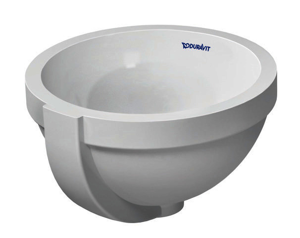 DU Einbauwaschtisch Architec 275 mm EB v.u.,m.ÜL,o.HLB,u.glasiert,weiß