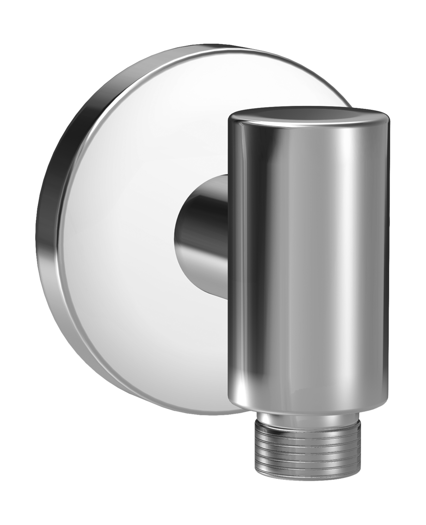 Hansa Wandanschlussbogen HANSA 0442 Ros. rund DN15 chr