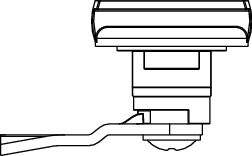 TECEfloor Drehriegel f. Verteilerschrank Ersatzteil TECEfloor Drehriegel f. Verteilerschrank Ersatzteil