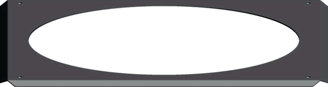 Wolf Mauerblende DN350 aus Edelstahl Wolf Mauerblende DN350 aus Edelstahl