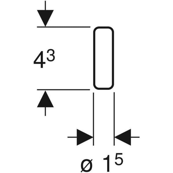 Geberit Geberit Duofresh Stick (Karton enthält 8 Sticks)